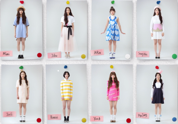 B1A4師妹團(tuán)OH MY GIRL出道 8人8色可愛魅力