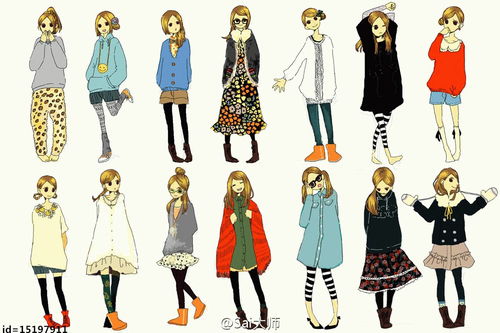 服裝設(shè)計(jì)師筆下的手繪時裝搭配,太漂亮了